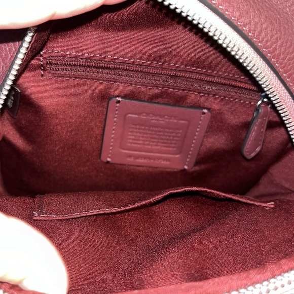 Coach NWT! $428 MSRP Mini Court Backpack In Colorblock With Ski Speed Graphic